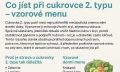 Co jíst při&nbsp;cukrovce 2. typu – vzorové menu